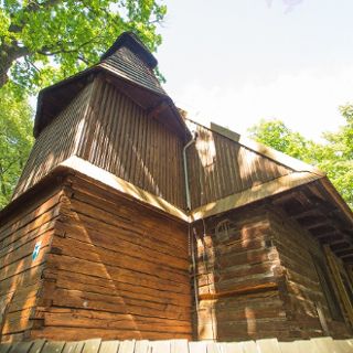 A wooden church in Szczytnicki Park