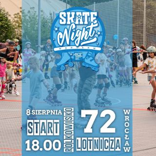 Zdjęcie wydarzenia Skate Night Wrocław – potańcówka na rolkach