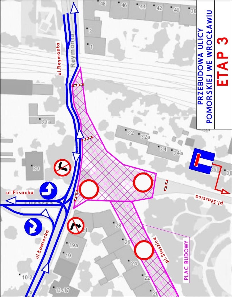 Powiększ obraz: Projekt organizacji ruchu od 2 kwietnia.