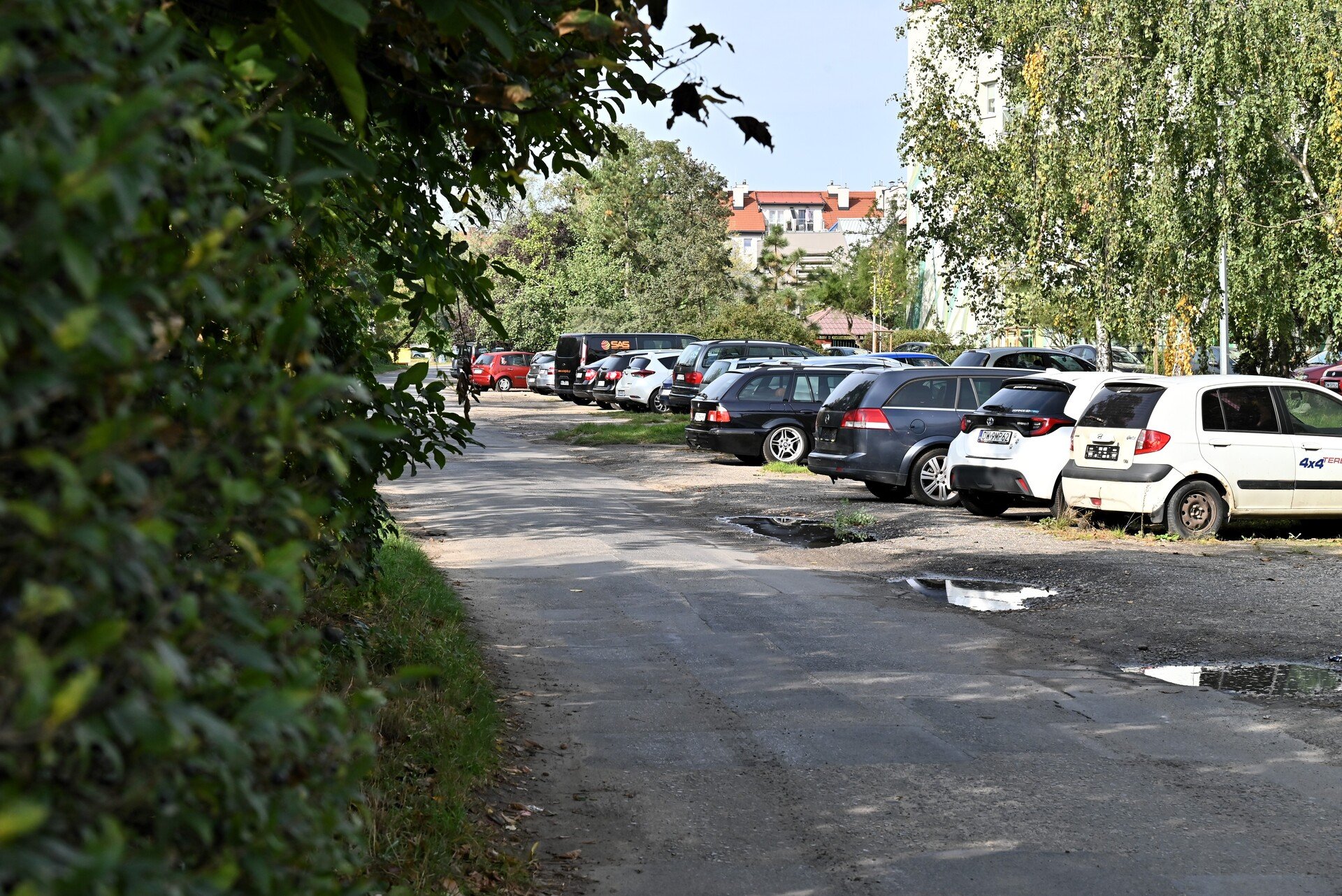 Ulica Działkowa - tędy ma biec torowisko do ul. Borowskiej.&nbsp;