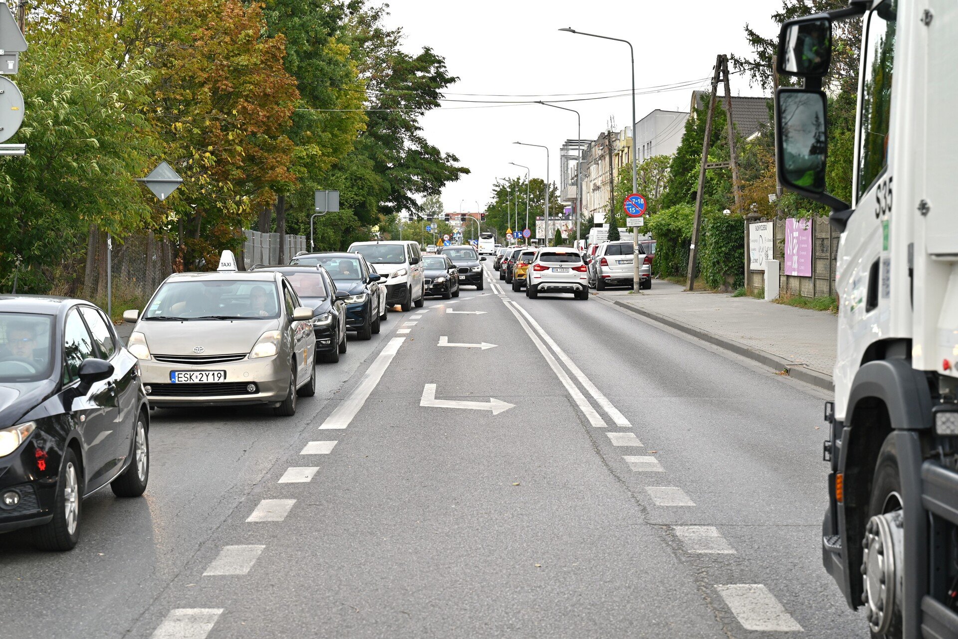 Ul. Borowska. Tędy, w kierunku Świerdowskiej, ma w przyszłości&nbsp;jechać tramwaj.&nbsp;