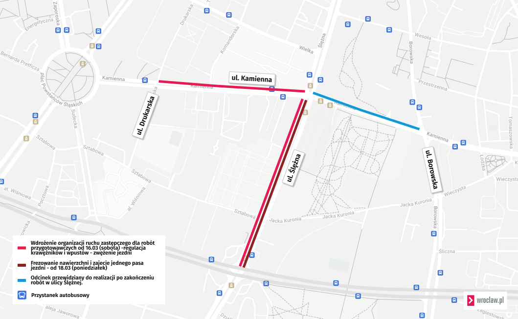 Powiększ obraz: <p>Zakres prac pierwszej tegorocznej inwestycji w ramach programu szybkiej wymiany nawierzchni.&nbsp;&nbsp;</p>