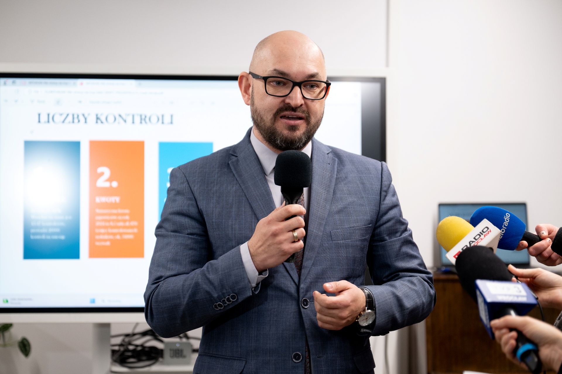 Powiększ obraz: Witold Woźny, prezes MPK Wrocław.