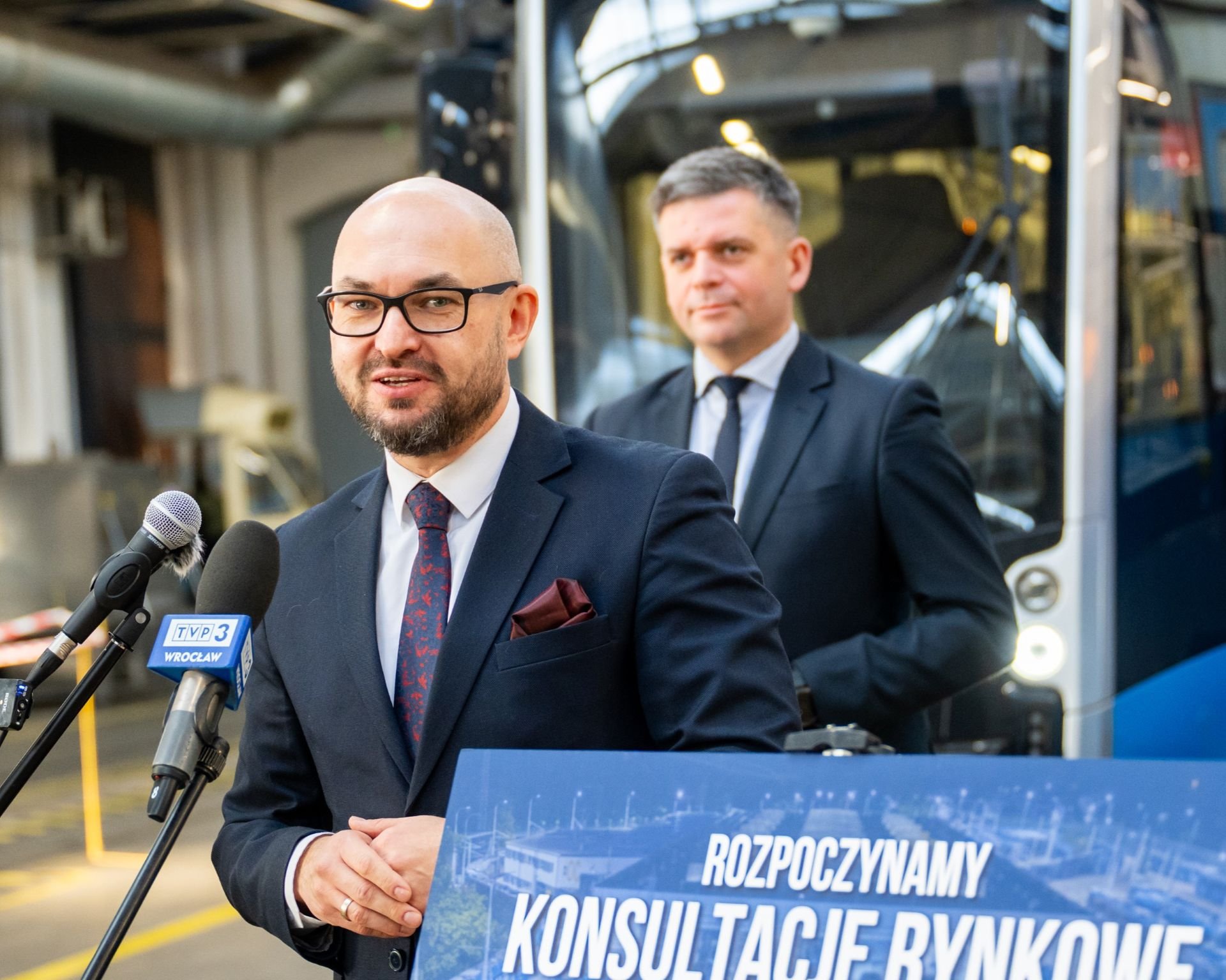 Powiększ obraz: Witold Woźny, prezes MPK Wrocław