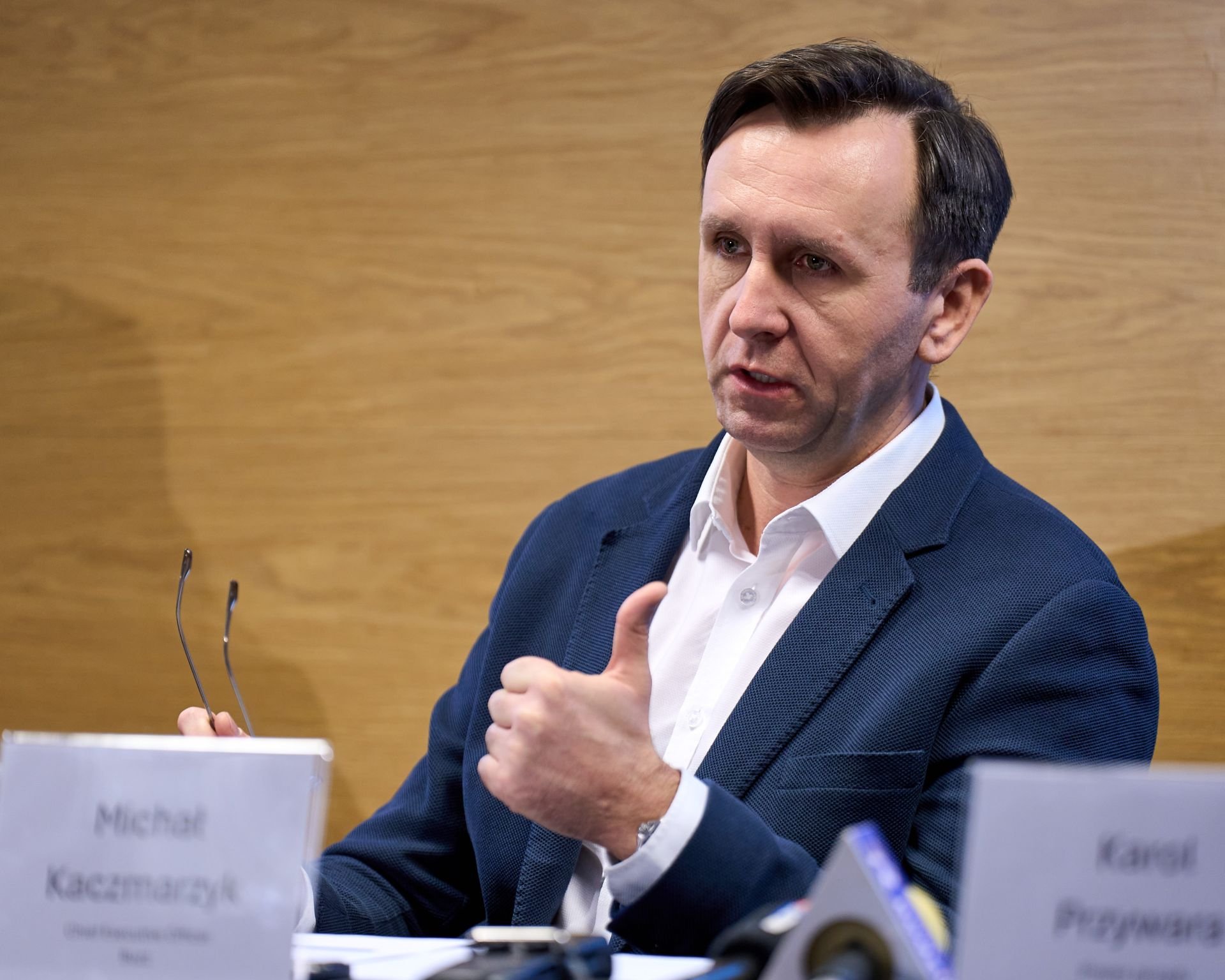 Powiększ obraz: Michał Kaczmarzyk, prezes Buzz z Grupy Ryanair