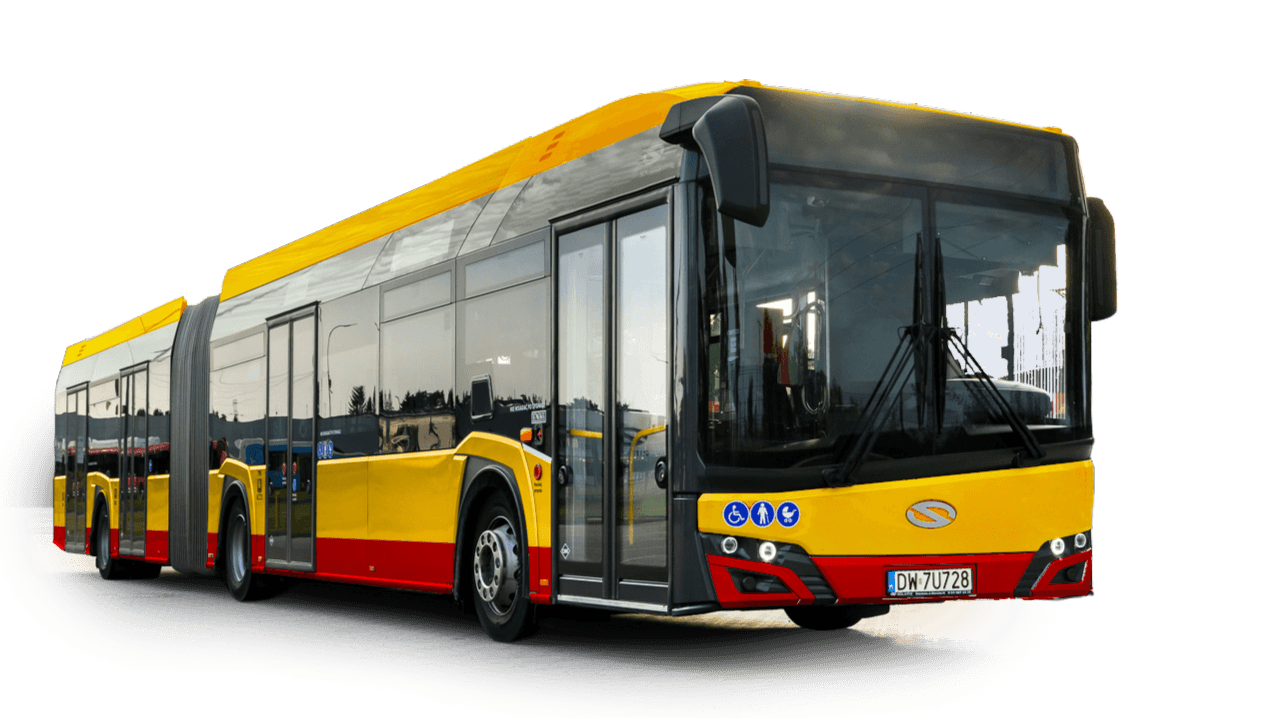Powiększ obraz: Wizualizacja: Solaris w barwach MPK Wrocław