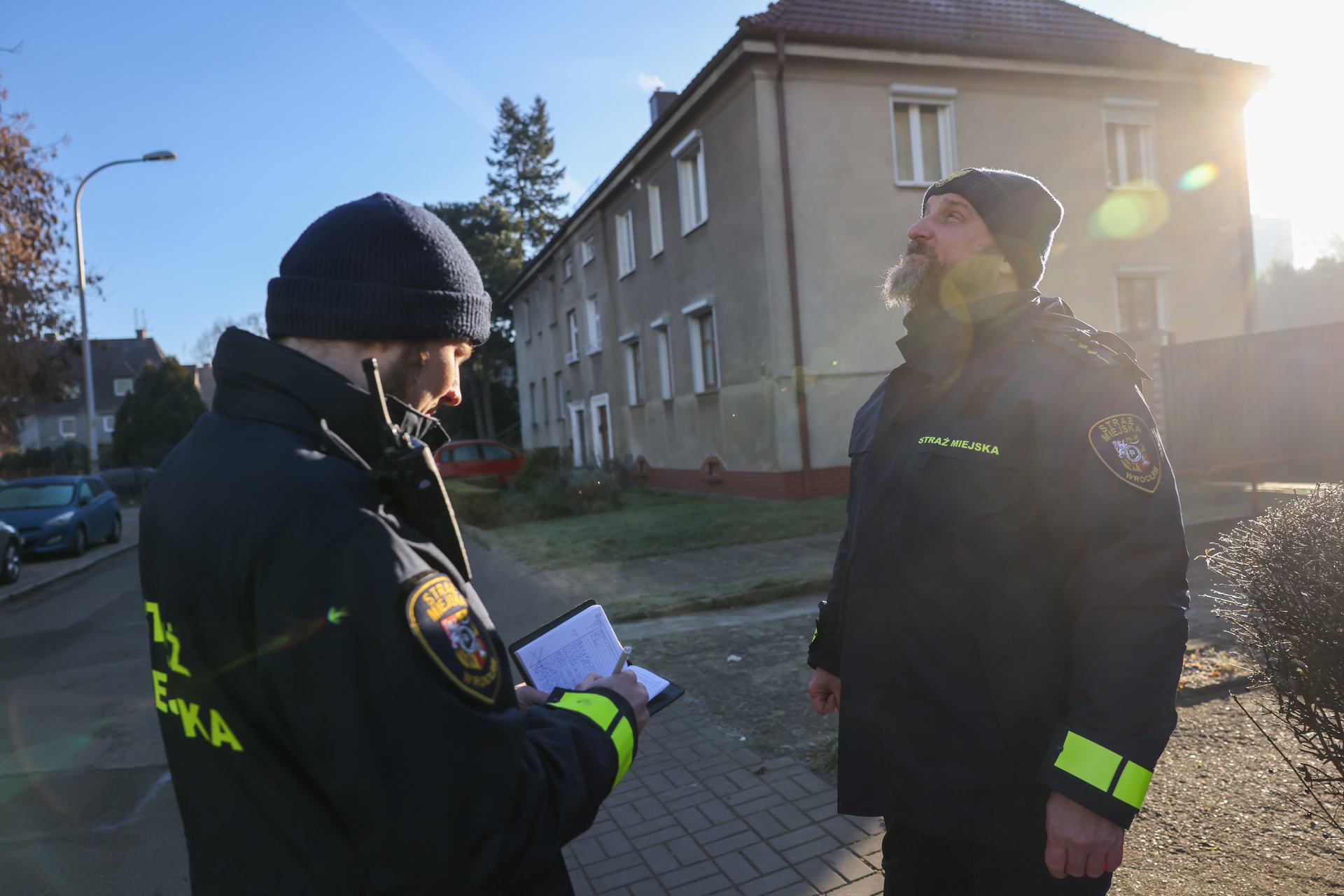 Fotoreporter wroclaw.pl kontrolował piece razem ze strażnikami miejskimi