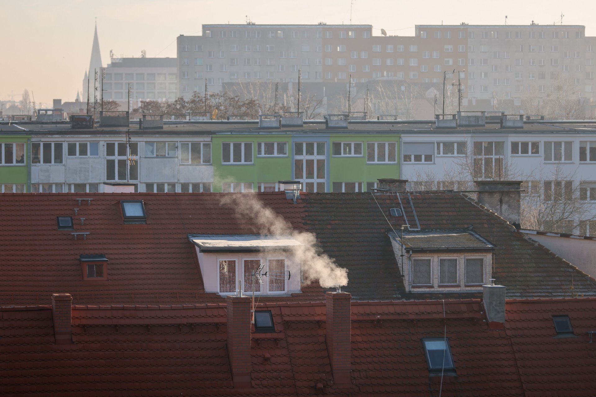 Fotoreporter wroclaw.pl kontrolował piece razem ze strażnikami miejskimi