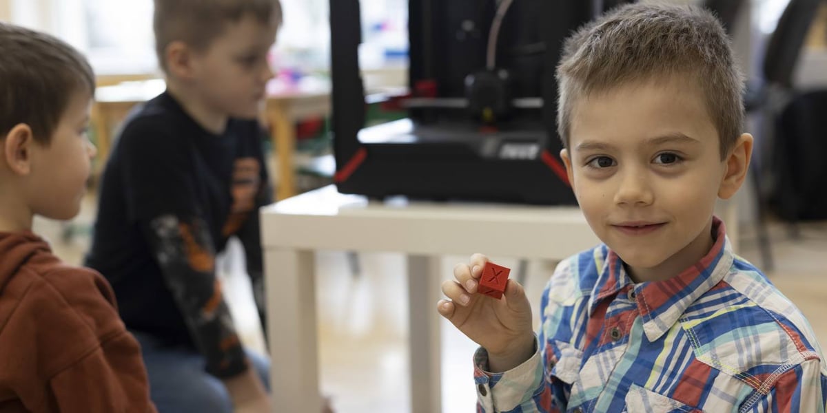 Przedszkolaki z Misiowej Polany drukują w 3D