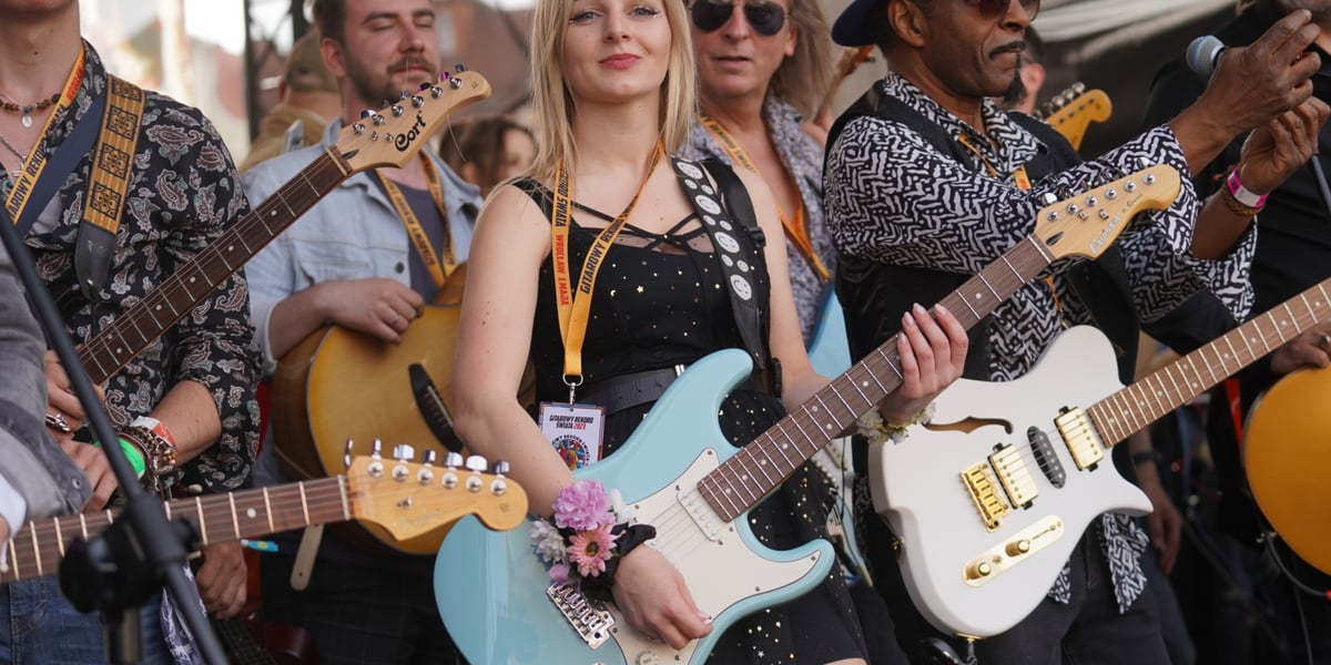 Gitarowy rekord Guinnessa 2023 we Wrocławiu - Hey Joe na Rynku we Wrocławiu