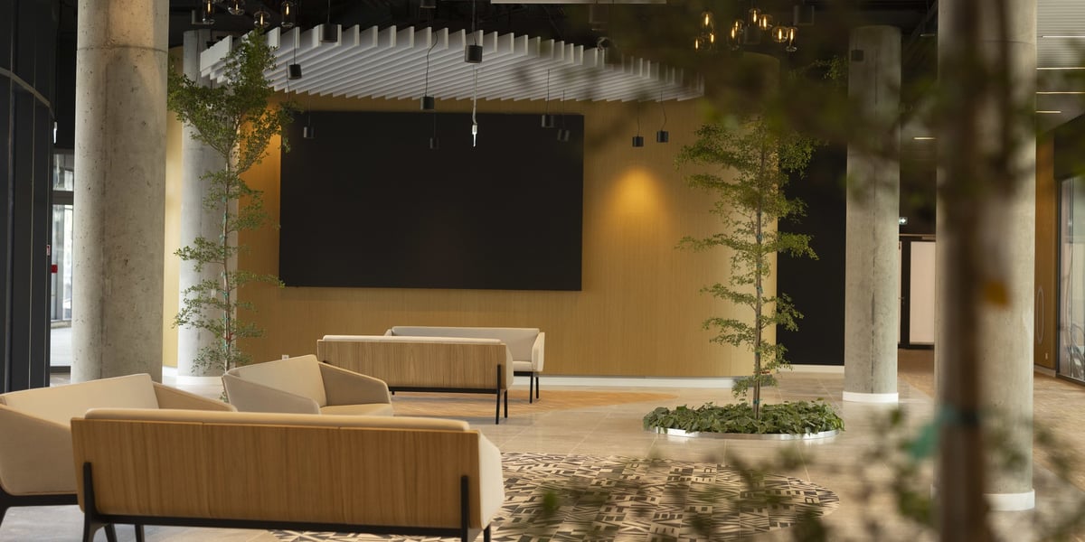 Lobby biurowca Infinity