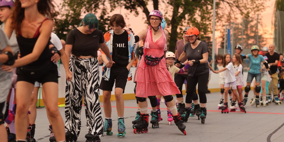Potańcówka na rolkach – Skate Night Wrocław odbyła się w piątkowy wieczór (18 sierpnia)