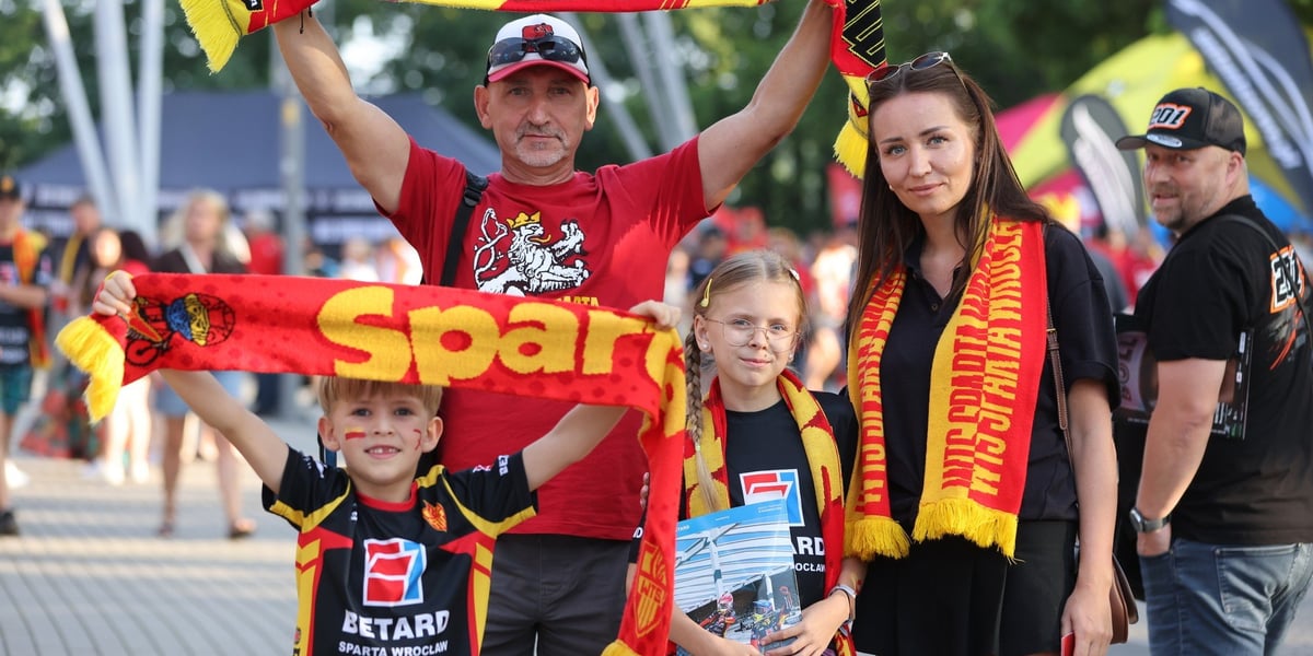 Kibice na meczu Betard Sparta Wrocław vs. Pres Toruń 