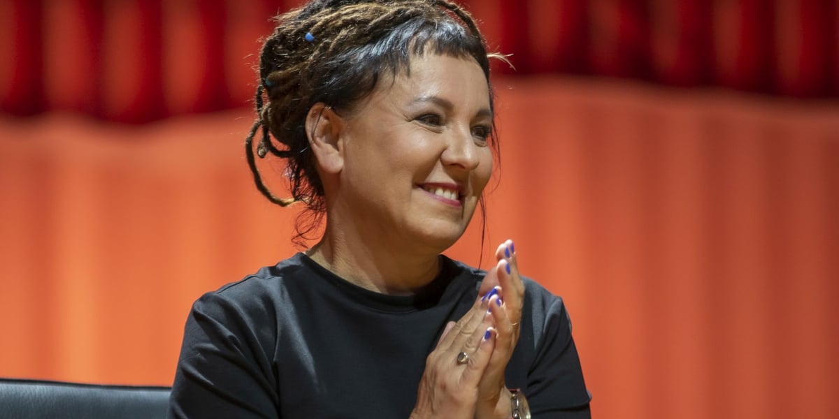 Na zdjęciu Olga Tokarczuk 