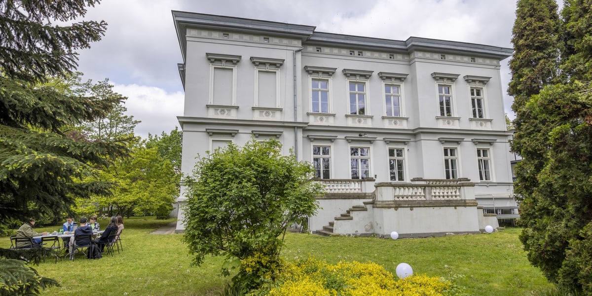 Ogród i willa przy al. Dębowej