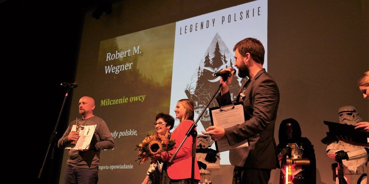 Robert M. Wegner z Nagrodą im. Janusza A. Zajdla