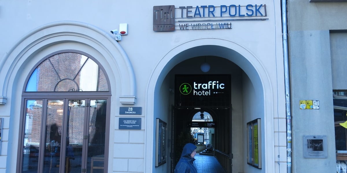 Na zdjęciu wejście do Sceny Kameralnej Teatru Polskiego od ulicy Świdnickiej