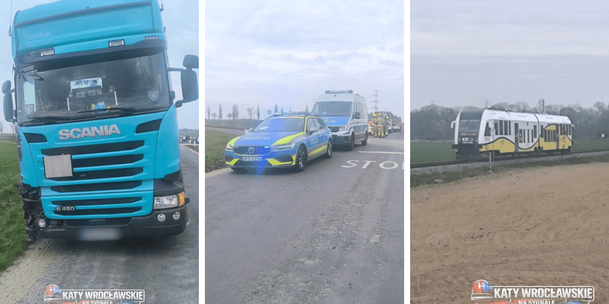 Wypadek na torach w Michałowicach. Utrudnienia dla pasażerów i kierowców