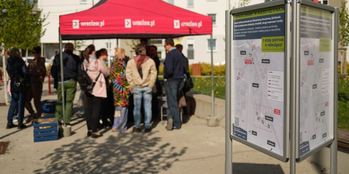 Spotkanie urzędników i mieszkańców w piątek 24 kwietnia na Brochowie dotyczące zmian w komunikacji na Brochowie