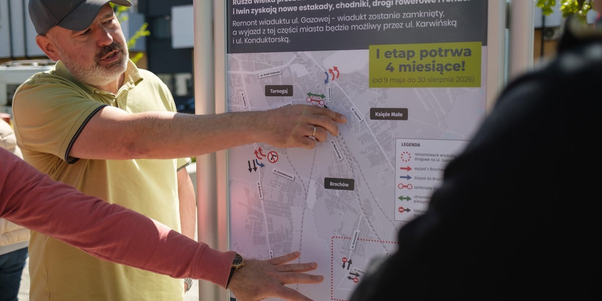 Spotkanie urzędników i mieszkańców w sobotę 25 kwietnia na Brochowie dotyczące zmian w organizacji ruchu i komunikacji na Brochowie.