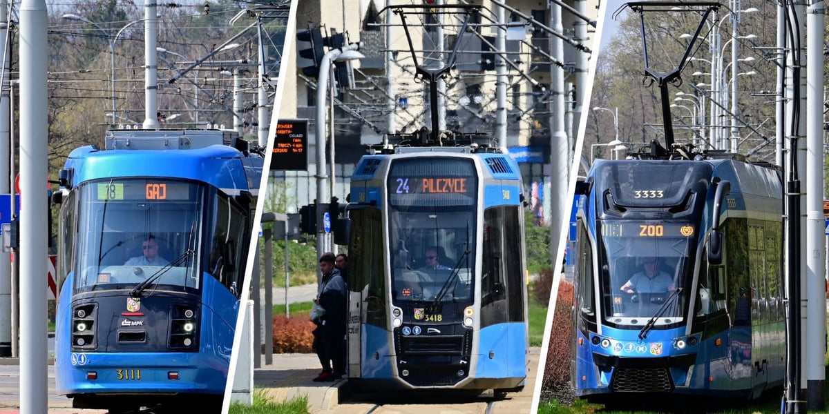 Trzy najnowsze inwestycje tramwajowe MPK Wrocław: zmodernizowana Skoda 19T i ostatnie nabytki, nowoczesne, niskopodłogowe tramwaje Pesa 146N i Moderus Gamma