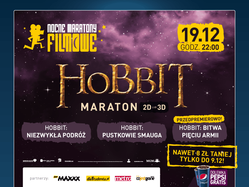 [KONKURS ZAKOŃCZONY] Zaproszenia na maraton "Hobbita" w Heliosie Magnolia