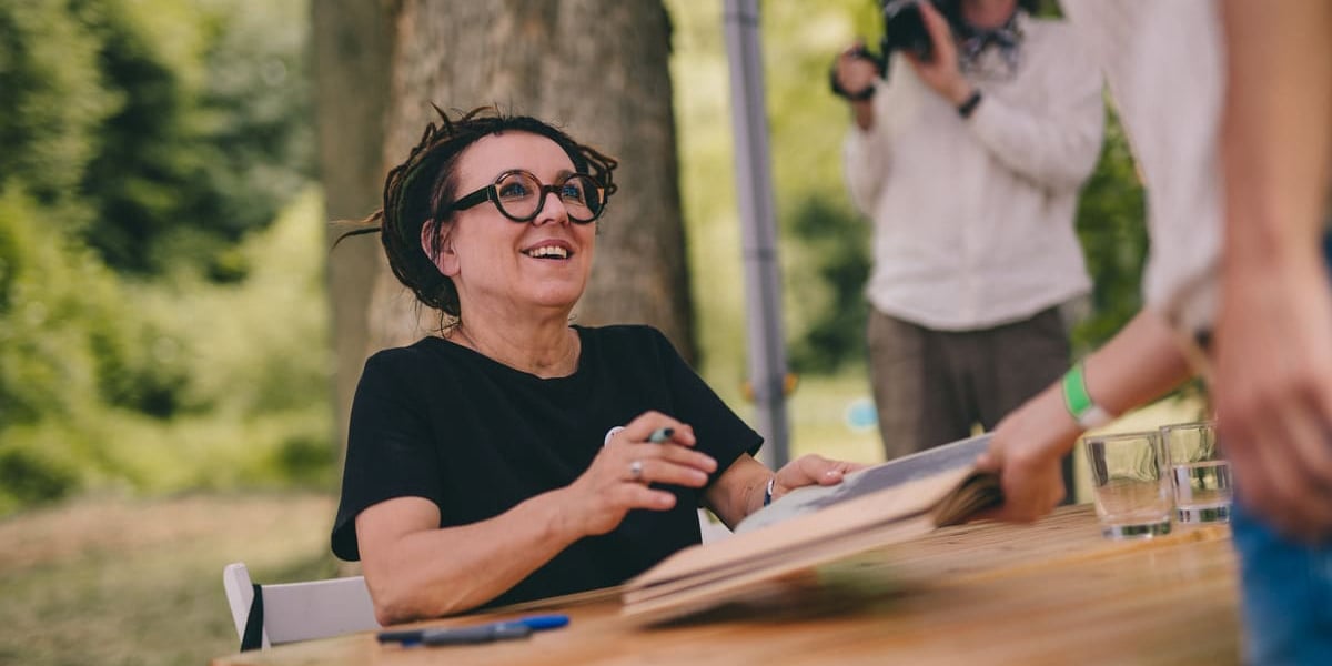 Festiwal Góry Literatury - Olga Tokarczuk. Zdjęcie archiwalne.