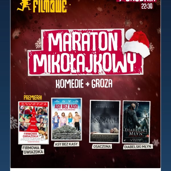 Podwójne zaproszenia na Maraton Mikołajkowy do Kina Helios [ZAKOŃCZONY]