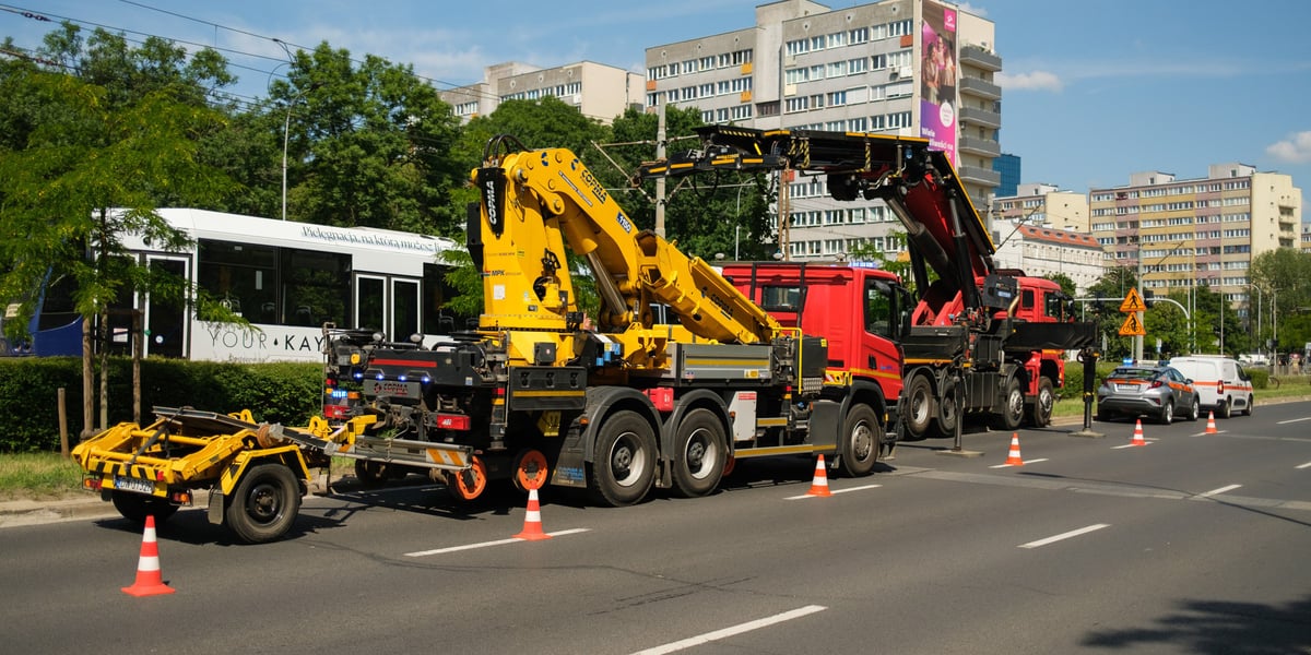 Awarii torowiska na ul. Legnickiej, 19.06.2026 r.