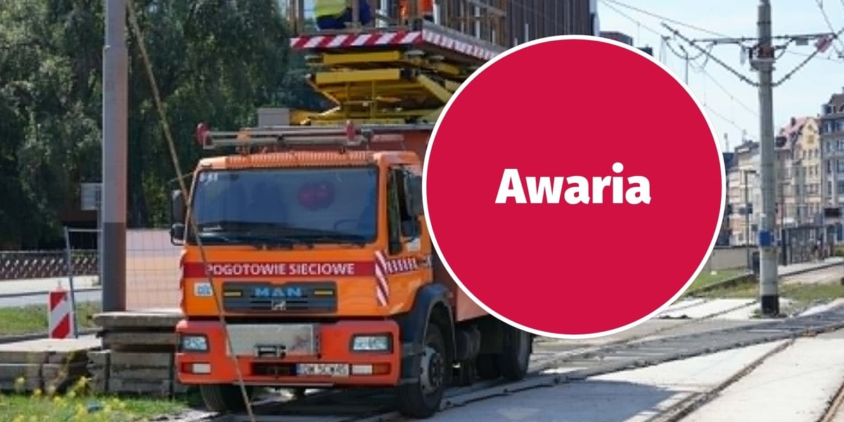 Usuwanie awarii na ul. Traugutta. Tramwaje jadą objazdami! Połamany pantograf na kilku liniach, 28.06.2026 r. 