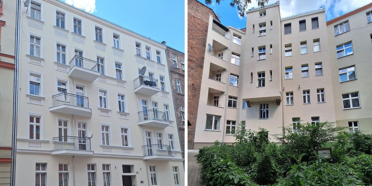 Wyremontowana kamienica przy ul. Żeromskiego 74 