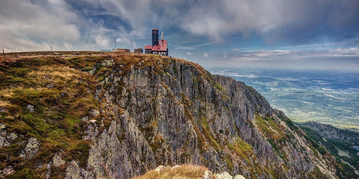 Śnieżne Kotły. Na zdjęciu piękny górski widok
