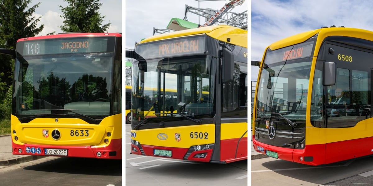 Najnowsze nabytki MPK Wrocław: Mercedes Conecto, Solaris Electric i Mercedes eCitaro 