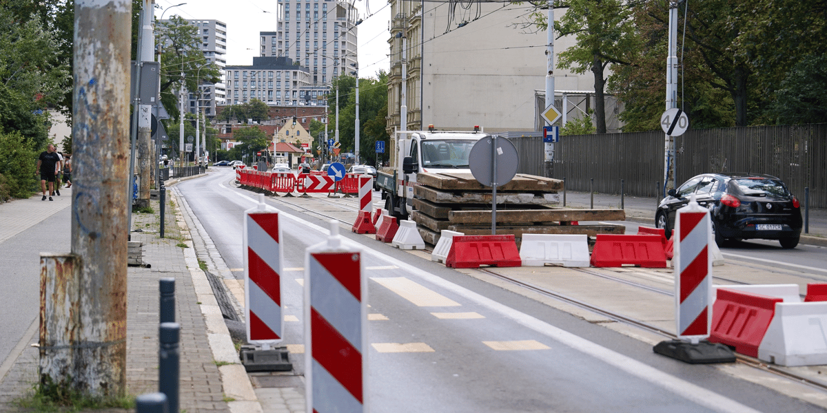 Remont torowiska na Traugutta i ul. Dobrzyńskiej / 8 sierpnia 2026 r.