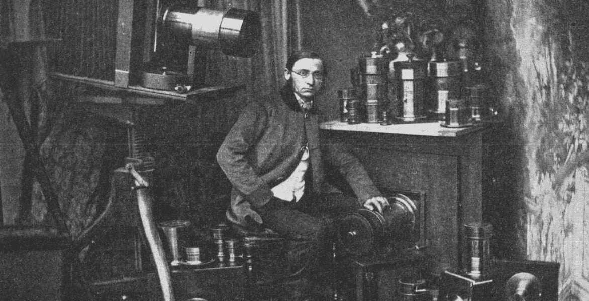 Hermann Krone - autoportret z 1858 roku. 