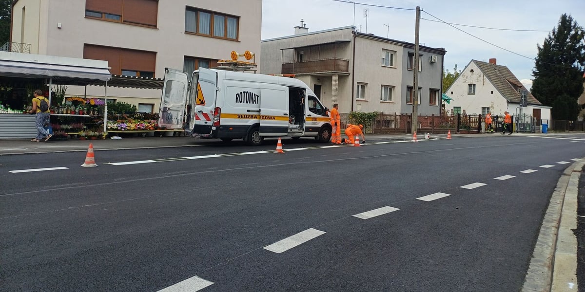 Nowy asfalt na Łużyckiej
