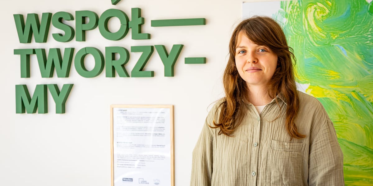 Marta Sobala z Fundacji Ładne Historie, prowadzącej Centrum Wszystkich Dzieci przy ul. Górnickiego.