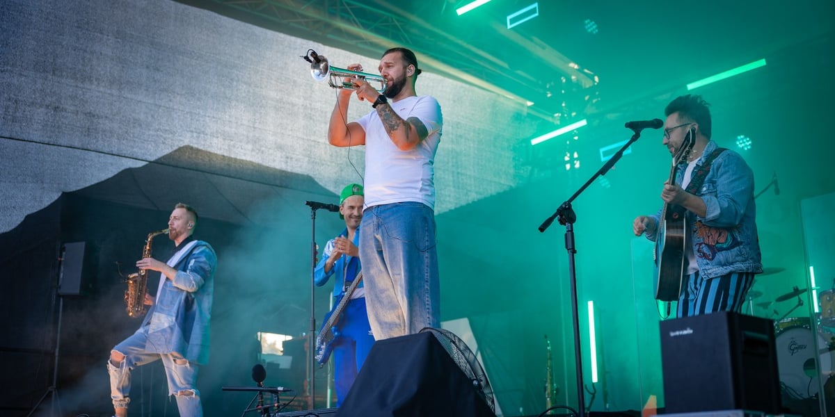 Koncert zespołu Enej podczas Wrocławskich Dożynek MIejsko-Uniwersyteckich w Pawłowicach