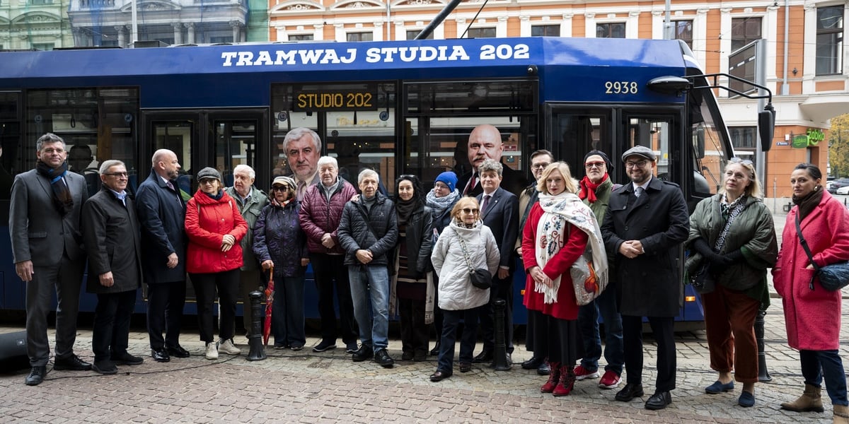 Premiera tramwaju z patronatem Studia 202 z udziałem władz miasta i artystów