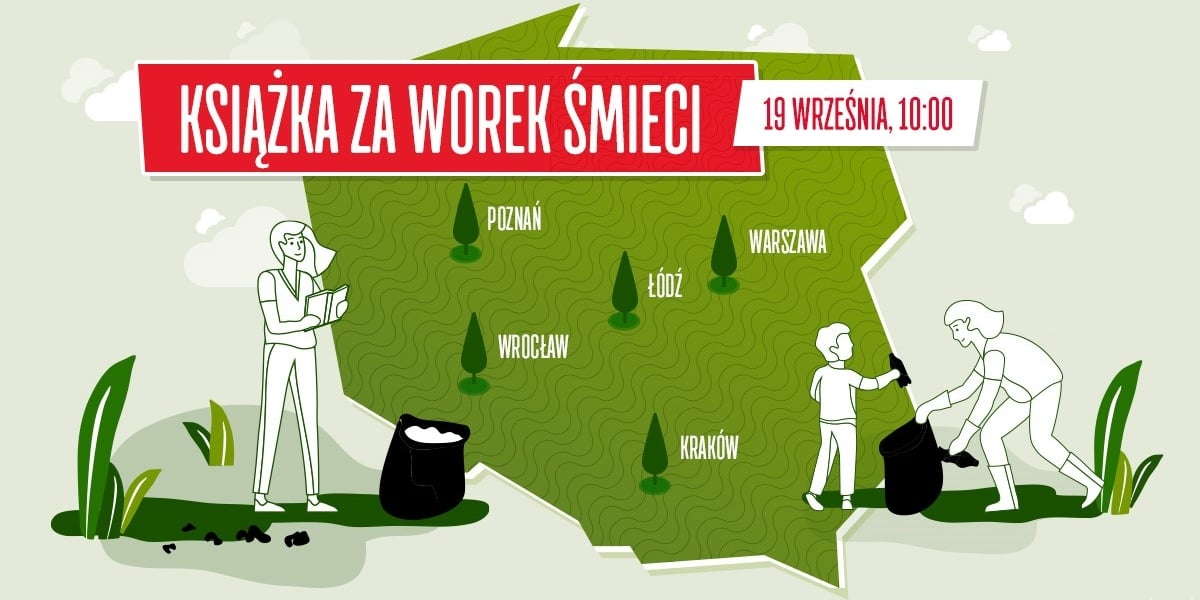 Pozbierają śmieci – dostaną książki