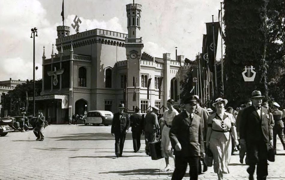 Breslau, 1937 rok, Dworzec Główny. Zdjęcie ilustracyjne