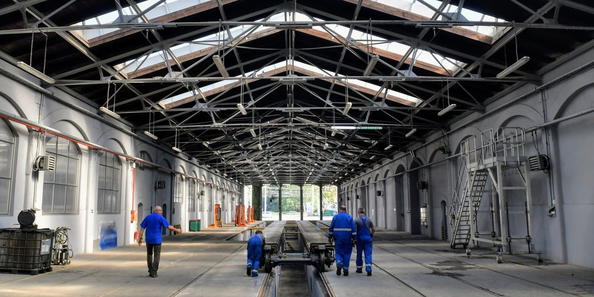 Zajezdnia tramwajowa Gaj przy ul. Kamiennej to najstarszy tego typu obiekt w mieście