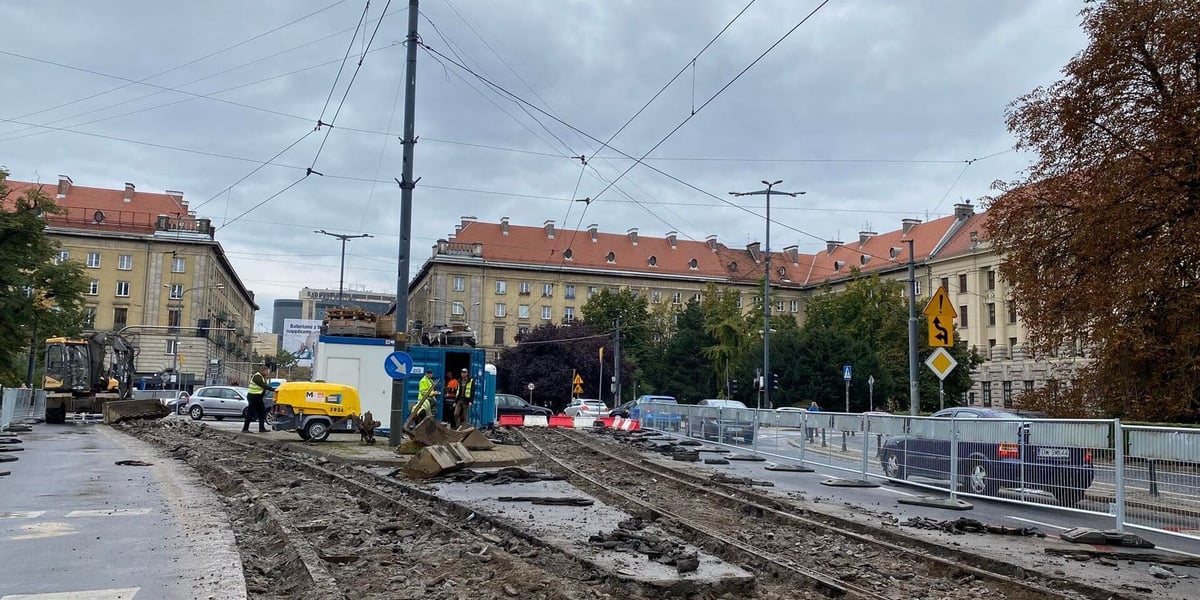 Na zdjęciu fragment remontowanej ulicy Świdnickiej