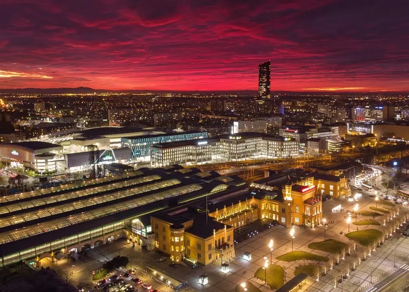 Widok na Wrocław