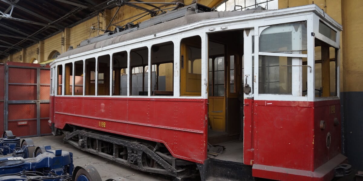 Na zdjęciu tramwaj LH Standard, produkowany we Wrocławiu w latach 1925-1929. 