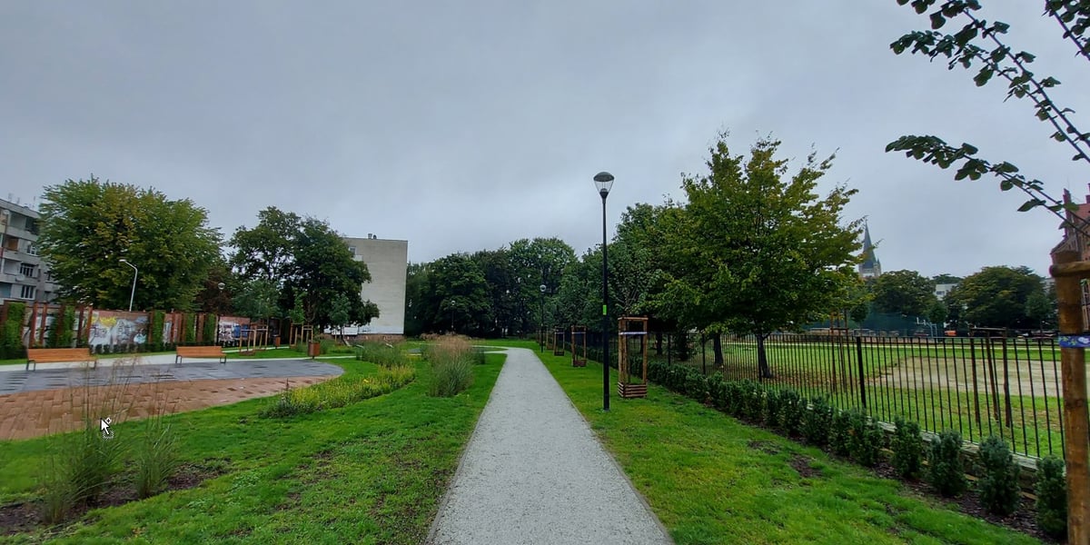 Park kieszonkowy przy ul. Kwaśnej (projekt nr 200 WBO 2020)