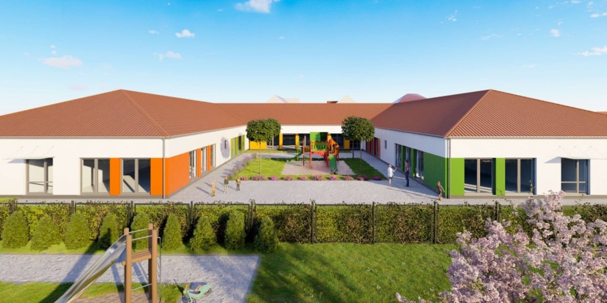 Przedszkole przy ul. Rajskiej, wizualizacja