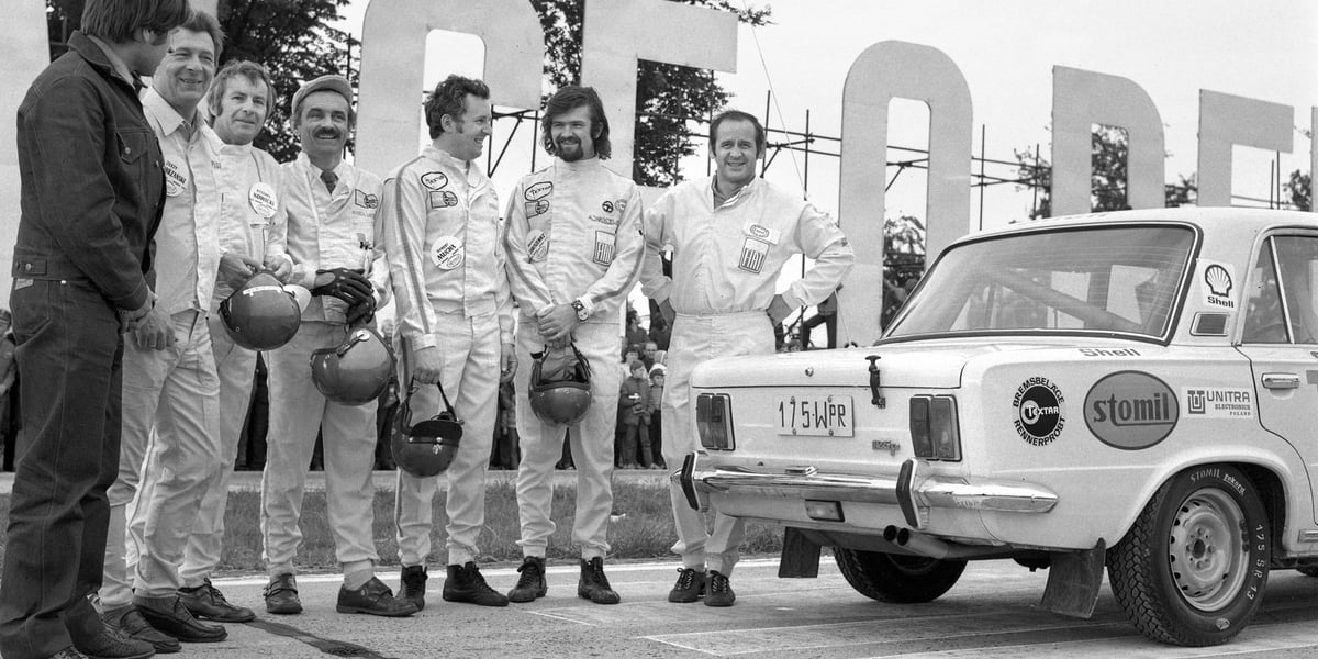 Rok 1973, Rekord Fiata - polscy kierowcy, którzy trzykrotnie pobili światowy rekord prędkości na A4 pod Wrocławiem (7 mężczyzn i Fiat 125p)