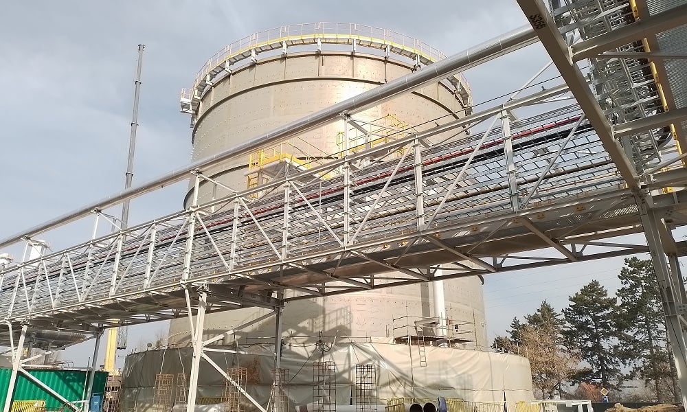 Plac budowy elektrociepłowni w Siechnicach