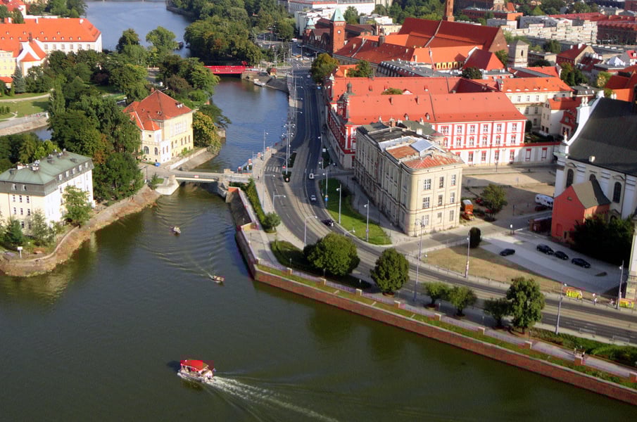 Wrocław z drona